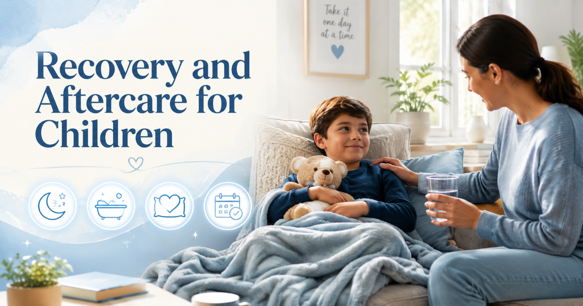 Child circumcision recovery and parent aftercare checklist