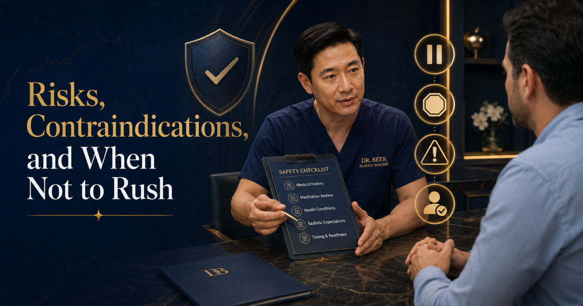 Clinic planning for circumcision before penis filler enlargement