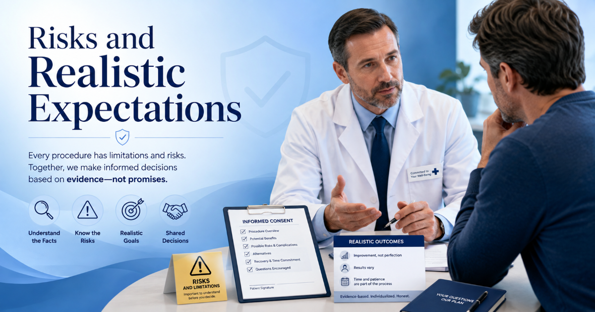 Combined adult circumcision and PE treatment expectations
