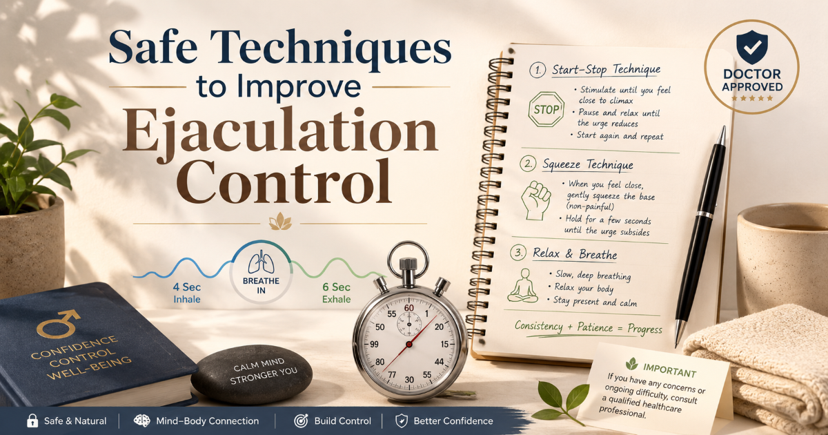 Premature ejaculation control techniques