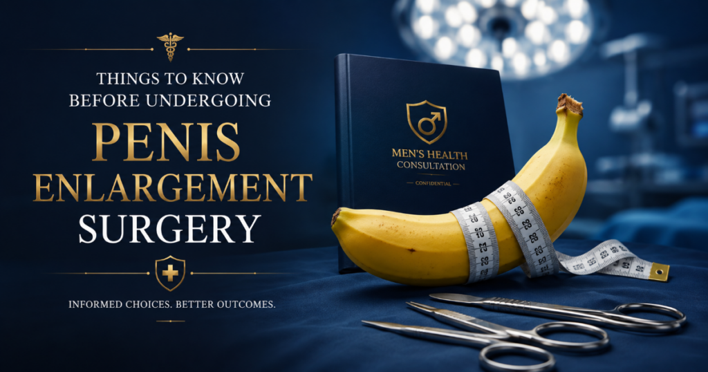 Things to Know Before Undergoing Penis Enlargement Surgery - ETERNITY CLINIC by M.D. SUEBPONG ENGCHUAN