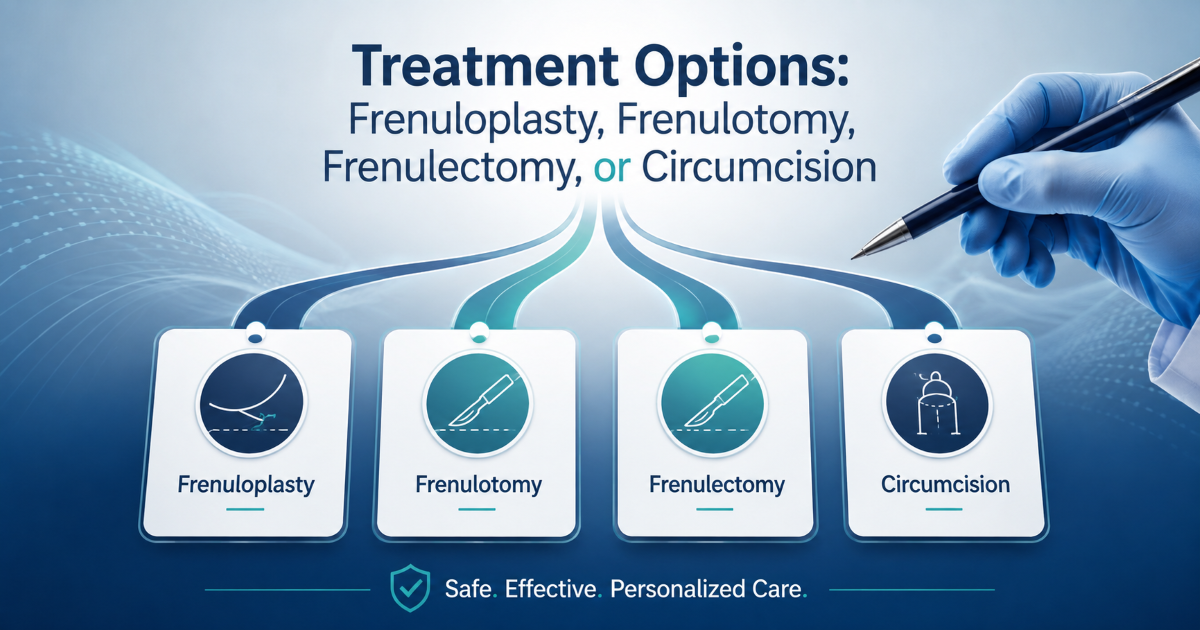 Potential benefits of frenulum release or frenulum treatment
