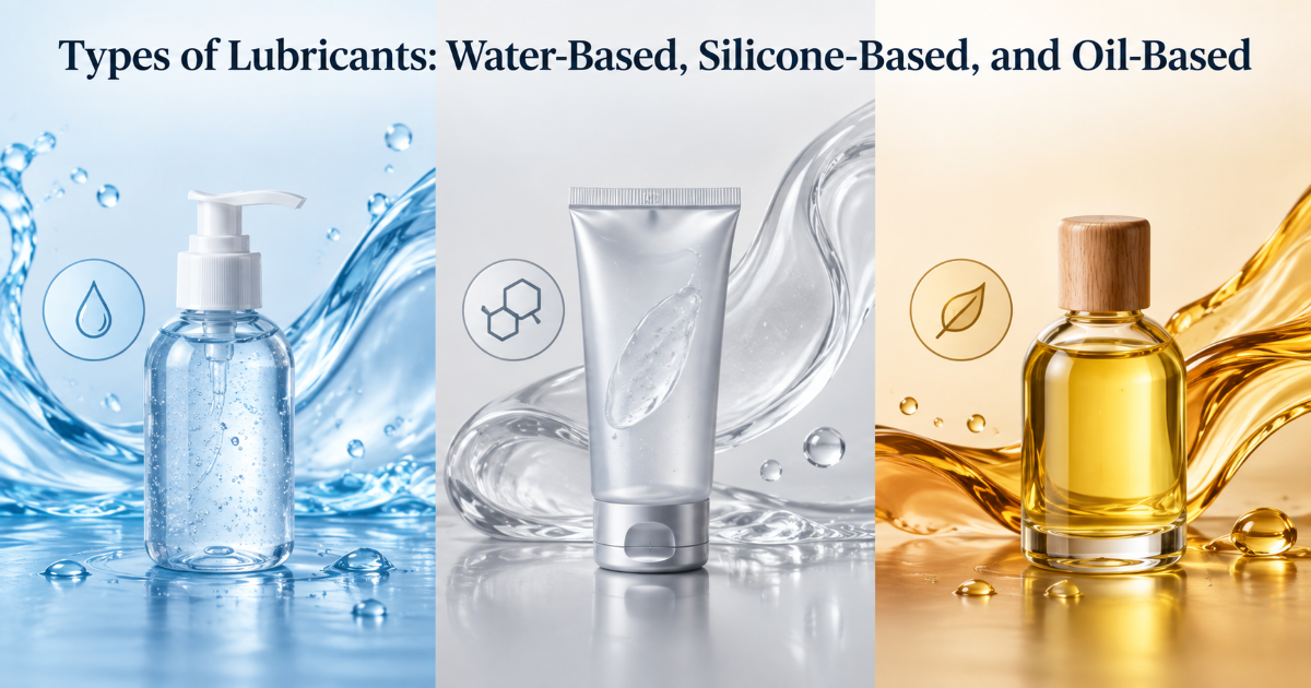 Comparison of water-based silicone-based and oil-based lubricants for couples and condom users