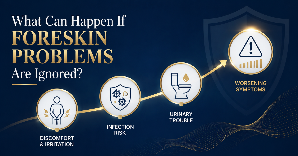 Negative effects of untreated foreskin problems