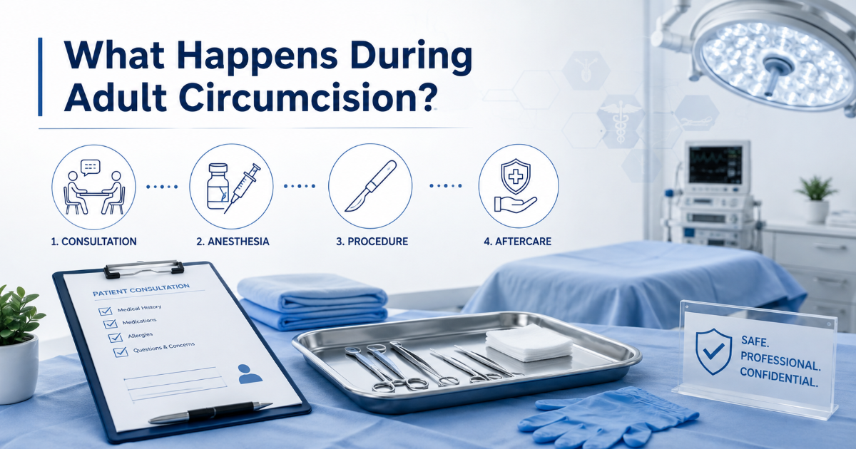 Adult circumcision consultation and expectations