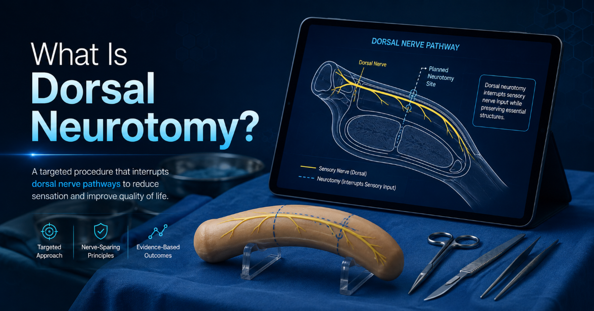 Dorsal neurotomy for premature ejaculation