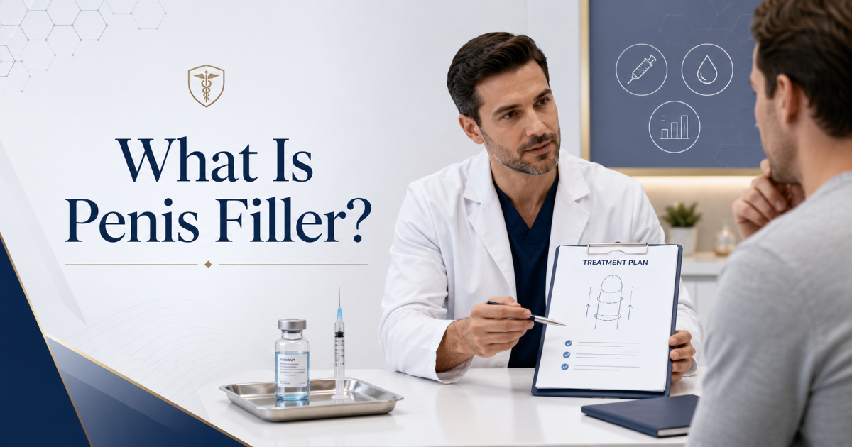 Penis filler planning with circumcision