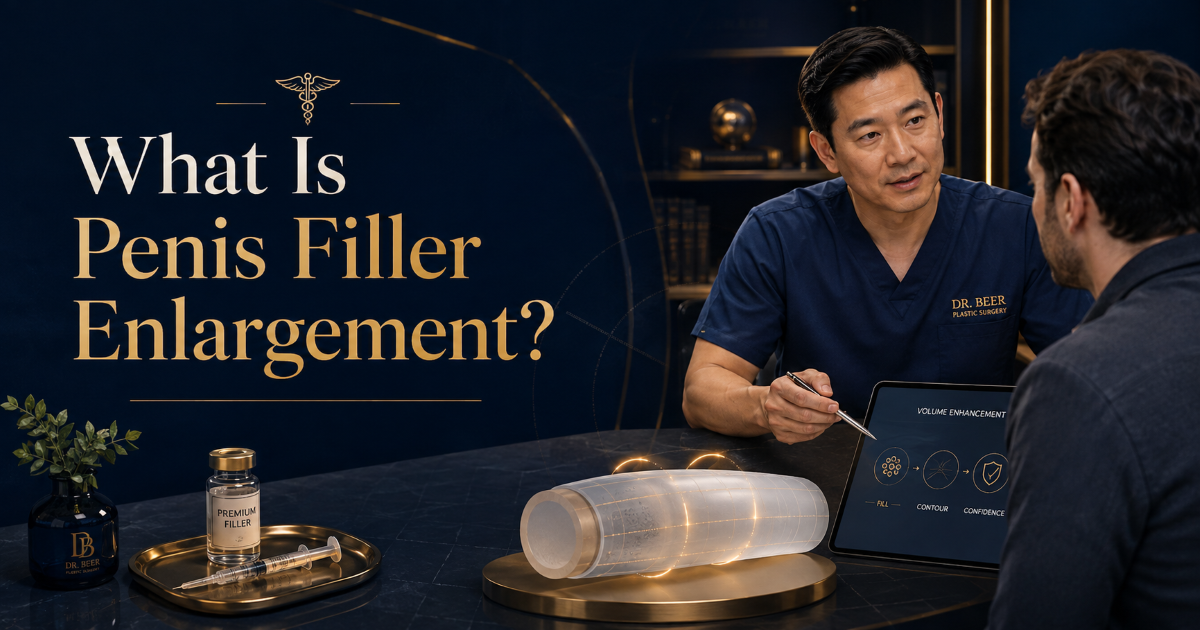 Penis filler consultation with Dr Beer for girth enhancement planning