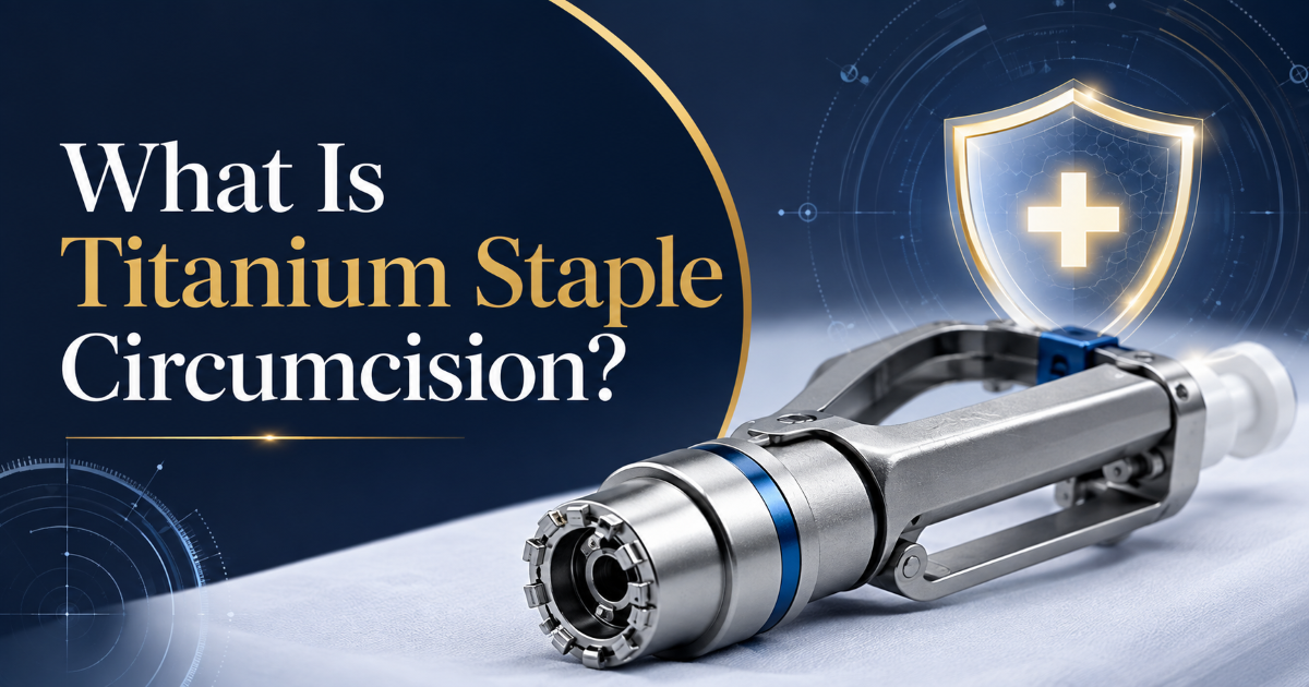 Titanium staple circumcision by Dr Beer in Bangkok