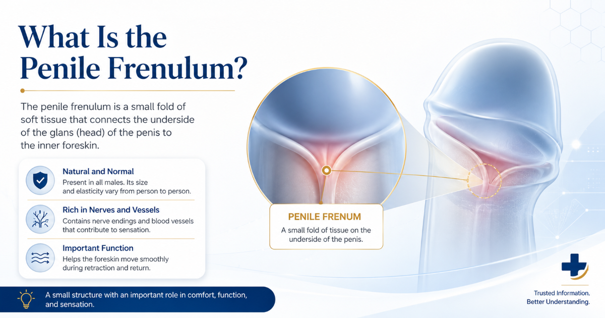 Penile frenulum anatomy explained
