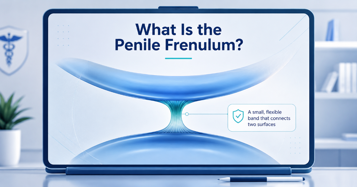 Penile frenulum anatomy and adult circumcision planning