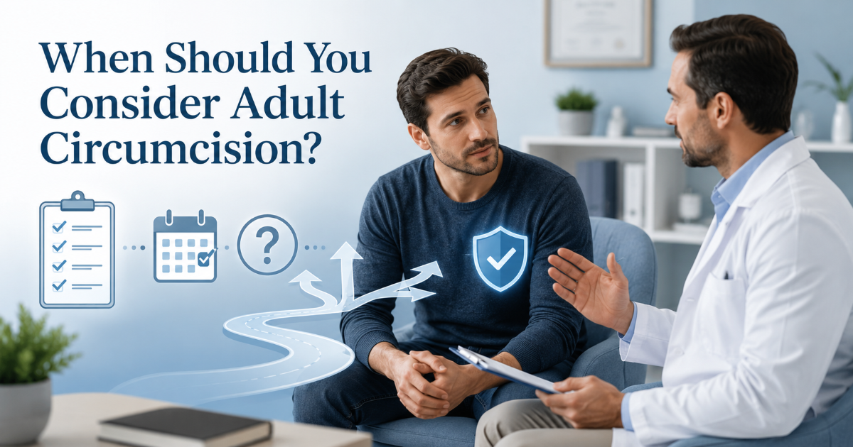 When to consider adult circumcision