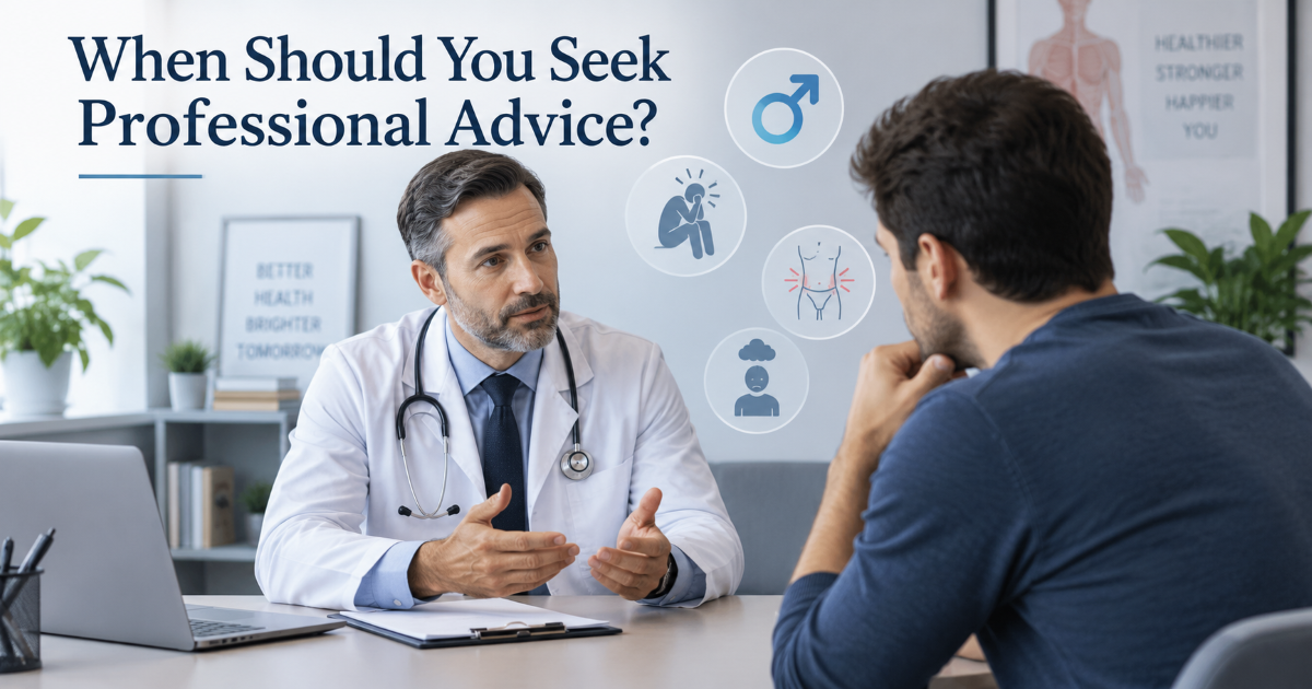 Doctor consultation checklist for erection problems pain numbness penis size anxiety and sexual health concerns