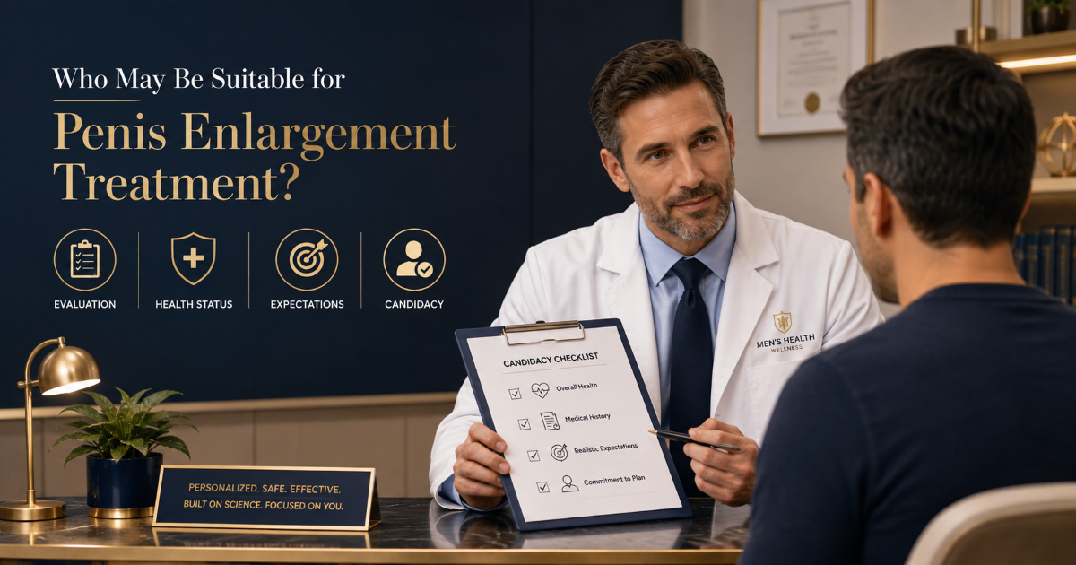 Who may be suitable for penis enlargement treatment