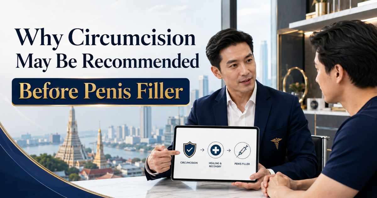 Why circumcision matters before filler based penile enlargement